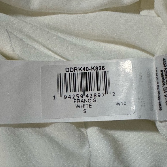NWT Dress the Population Francis Dress in White - Size Small - Picture 9 of 9